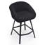 Ensemble de 2 tabourets de bar, tabouret de bar rembourré avec dossier, tabourets de bar à hauteur de comptoir de 27 pouces de hauteur pour îlot de cuisine-749565260