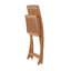 Devon 9-Piece Teak Dining Extension Table With Folding Chairs
