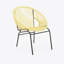 Chaise d'extérieur en osier, ensemble de 2-1959214456