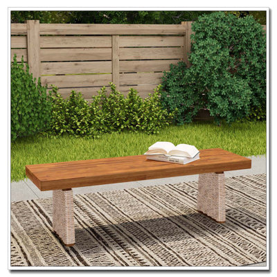 Banc de patio en bois