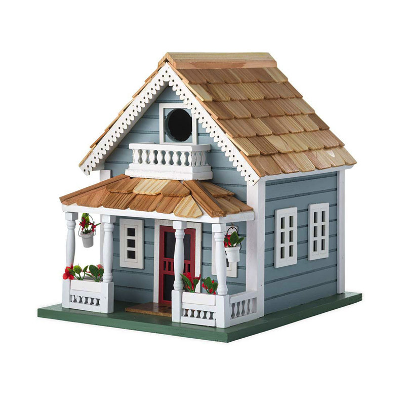 Maison d'oiseaux 10 po x 10,25 po x 8,5 po Welcome Home