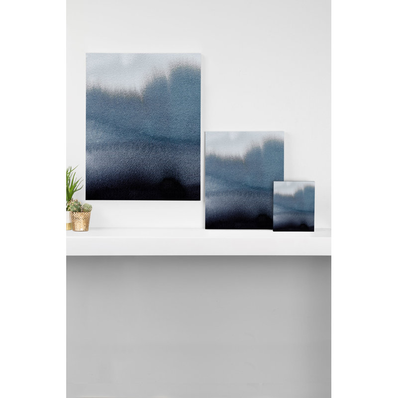 «In Blue», reproduction, Toile tendue, H 30 po x l 24 po x P 2 po, Pas de tapis