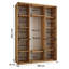 3 Door Manufactured Wood Wardrobe-2144245745-2144245744