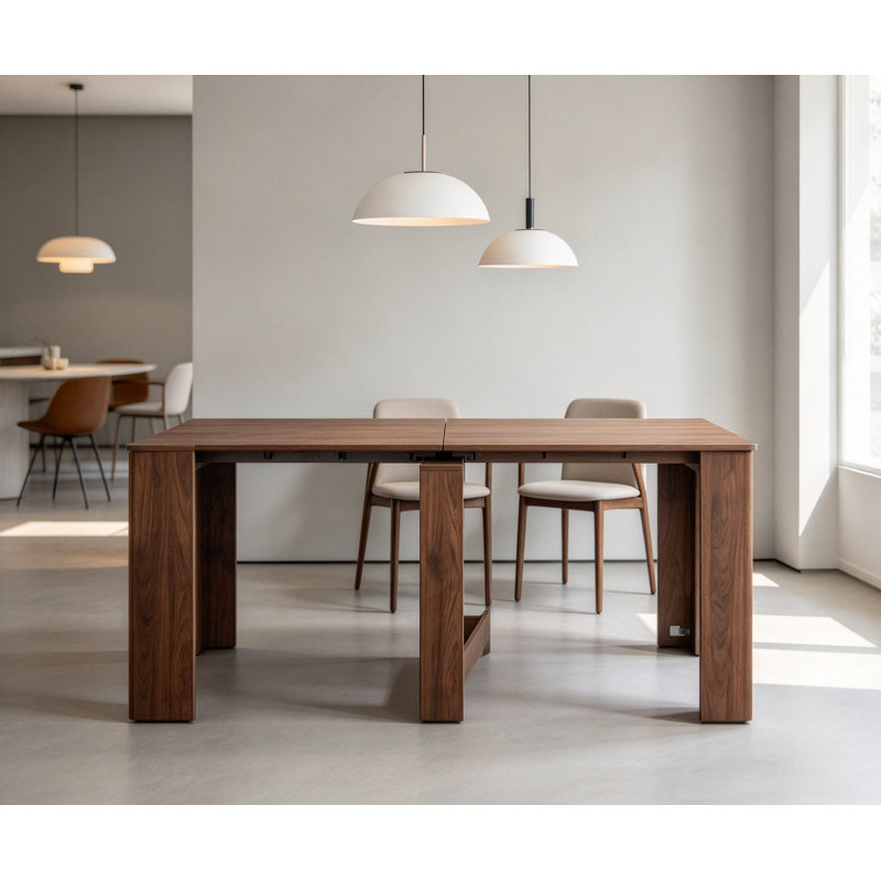 Multifunctional Extendable Console Table, Expandable Convertible Dining Table, Space Saving Transformer Table for Small Space, Entryway, Hallway and Kitchen