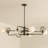 Oberon 8-Light Sputnik Modern Linear Chandelier-111732591