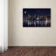 «Wraped Canvas Wall Art», art mural Yuppidu «Montreal Night» pour le salon, la chambre à coucher ou le bureau - 12 x 19-22676500