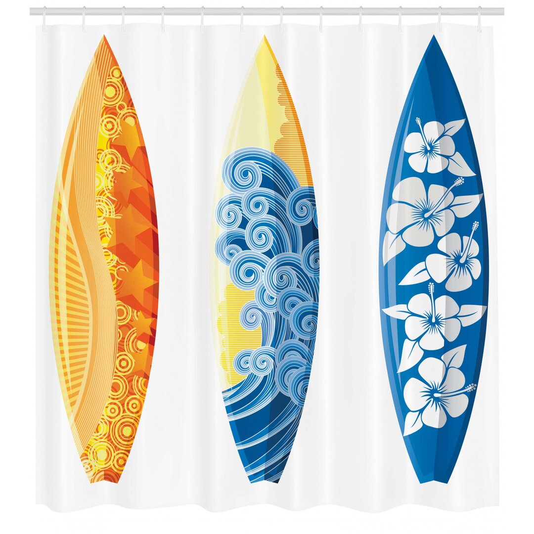 Duschvorhang Surfboard