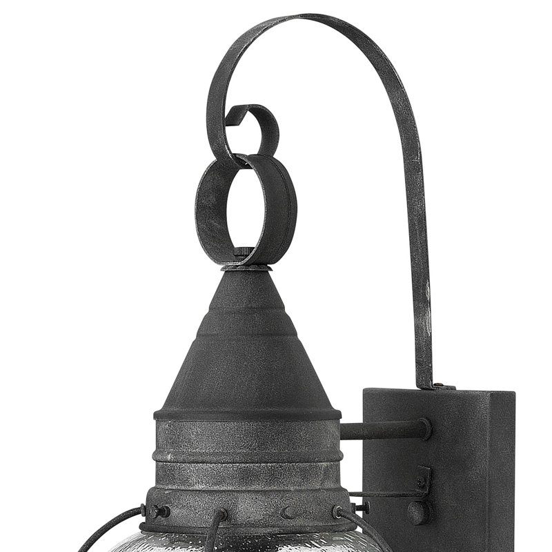 Jolie 1-Light Outdoor Wall Lantern, 18" H x 8.5" W, 75W Medium