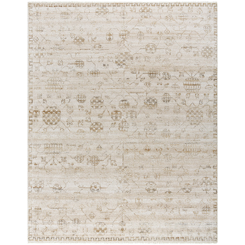 Cannes Hand Knotted Moroccan Area Rug, Rectangle 8' x 10'