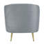 Fauteuil demi-tonneau l 30,5 po