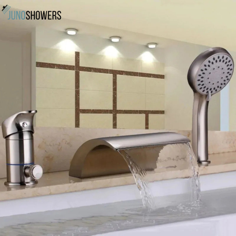 Brushed Nickel Single Handle Kitchen Faucet with High Arc Spout