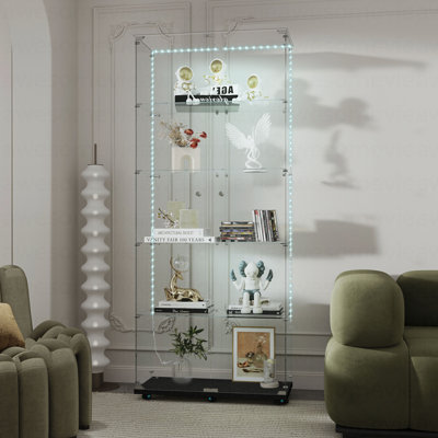 Vitrine en verre trempé