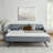 Twin Size Upholstery Daybed With Twin Size Erectable Trundle And Usb Charging Design, Day Bed-1425985938