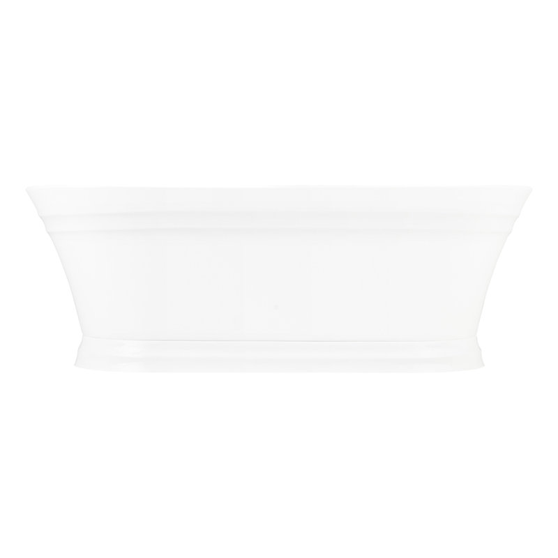 Odenwald 67" White Acrylic Oval Soaking Tub