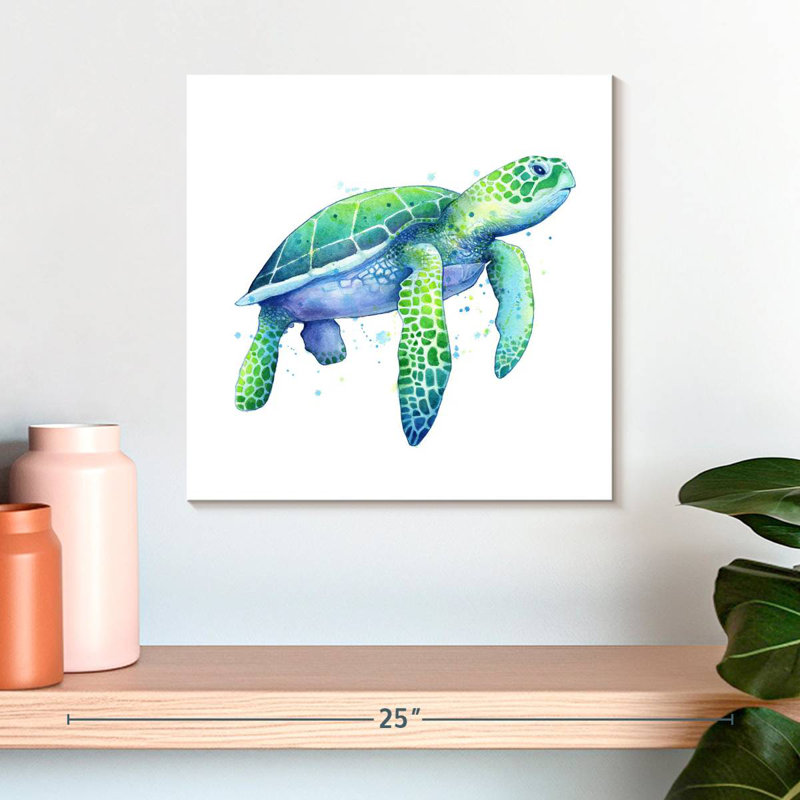 Crowle Sea Turtles, 16" H x 16" W