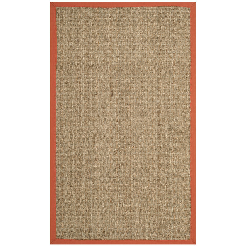 Morrisville Natural Fiber Seagrass Solid Color Rug, Rectangle 3' x 5'