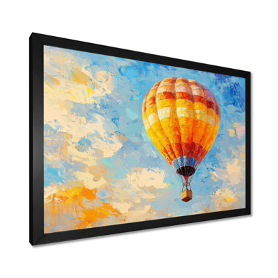 «Hot Air Balloon Up In The Sky I» - impression sur montgolfière