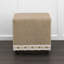 Levi Faux Hide Ottoman