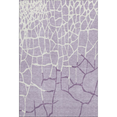 Premium Machine Washable Cossette AMF1049 Squares Rug