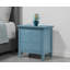 Ensemble de 2 tables de chevet 3 tiroirs gris-670406033