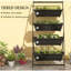 Pot pour plantes d'extérieur avec jardinière surélevé à 4 niveaux avec 4 boîtes-625601837