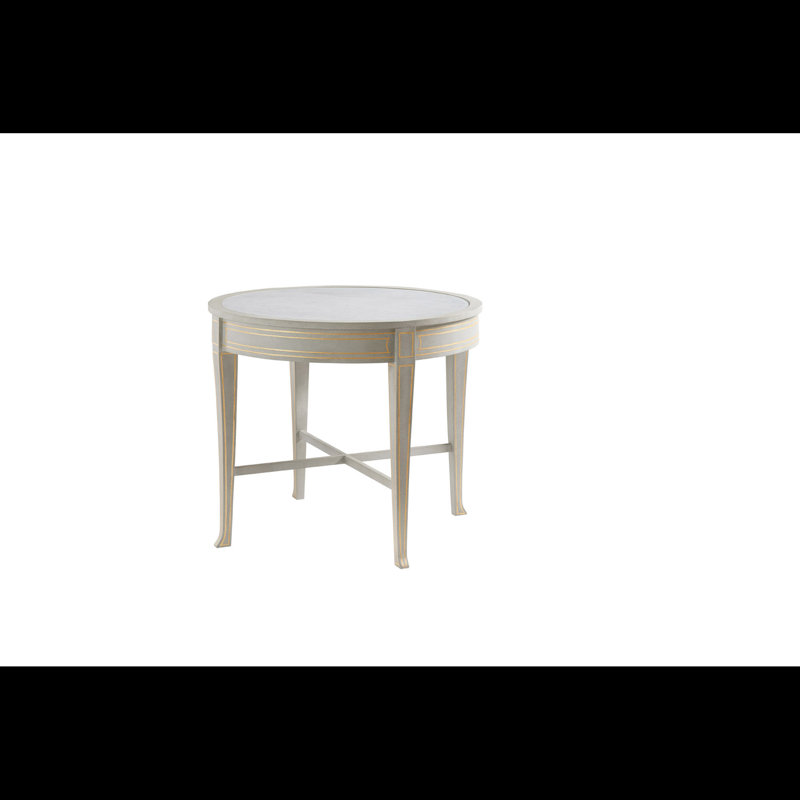 Modern History Marble End Table