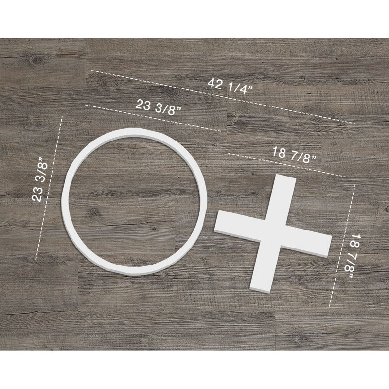 Panneau mural 3D 23,4 "x 42,25" en blanc (paquet de 10)