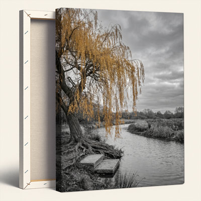 Willow River, reproduction d'art sur toile, ensemble de 1