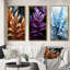 «Ferns Copper Glow», 3 pièces sur toile-444172604-444172605