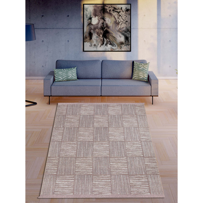 Rakari Geometric Machine Made Indoor / Outdoor Area Rug, Rectangle 160 x 230cm