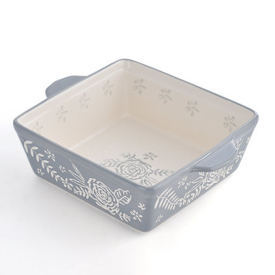 Wisenvoy Square Stoneware Baker Bakeware
