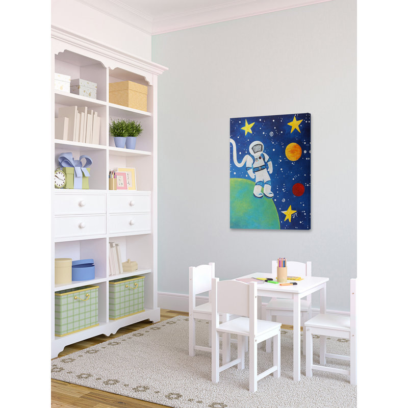 «Space Man», reproduction sur toile tendue, H 45 po x l 30 po