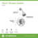 Allura Single Handle Dual Spray Shower with VersaFlex Integral Volume Control (Valve Included)