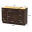 Base de meuble-lavabo simple 48 po seulement-94091290