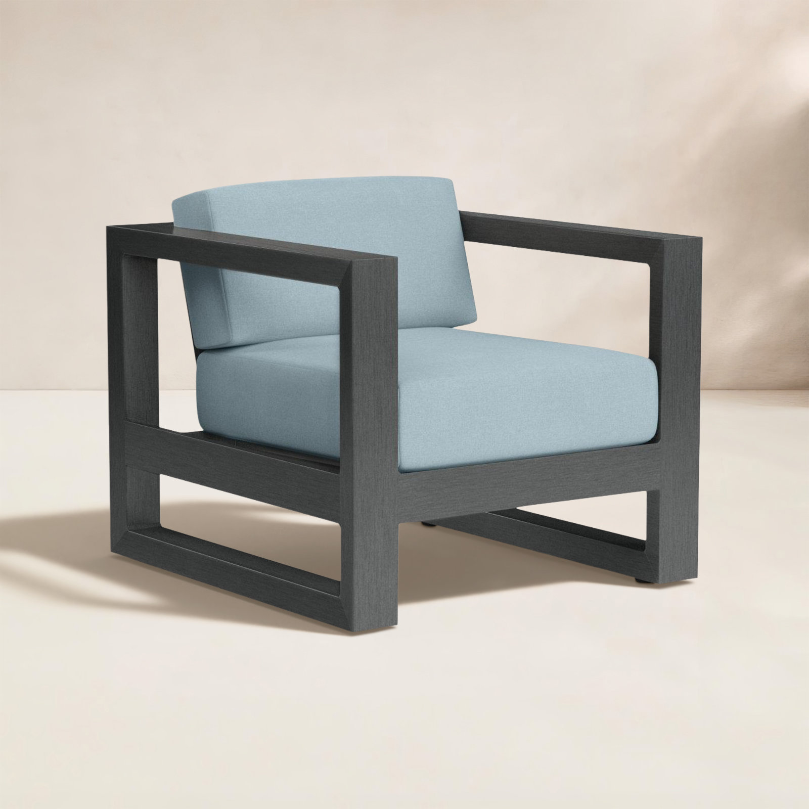 Georgie Sunbrella® Patio Lounge Chair, Canvas Skyline Sunbrella®
