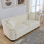 Canapé 3 places + canapé 3 places. Velours beige-1839263721