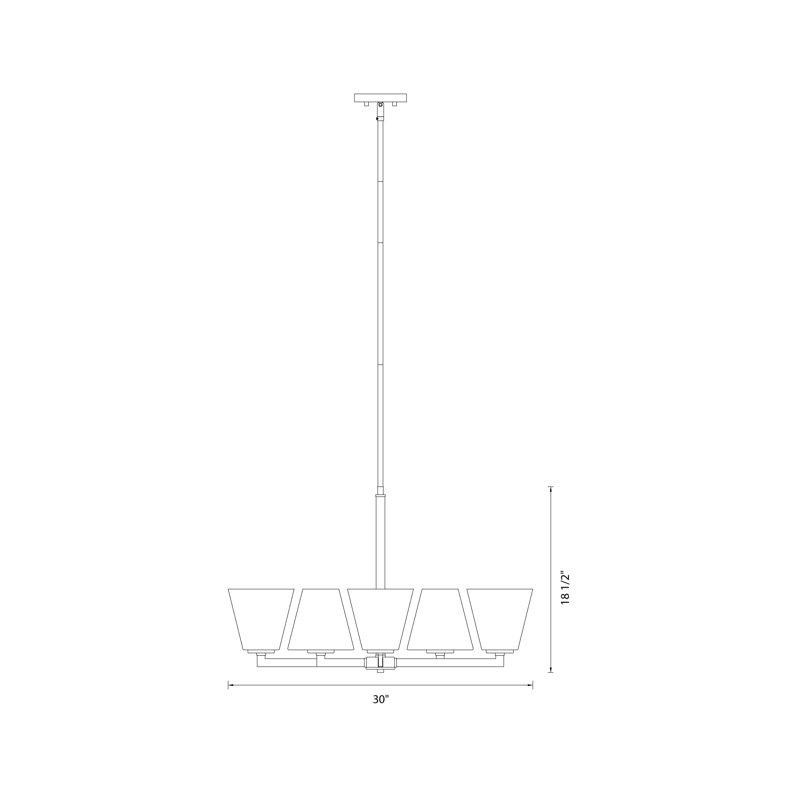 Lustre 6 lumières Kaizar