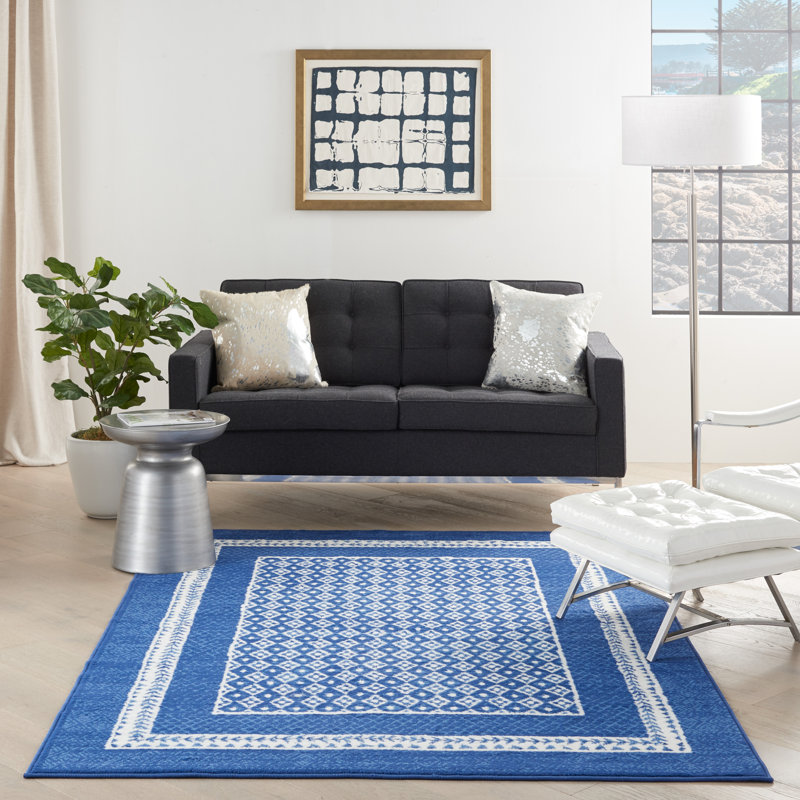 Geometric Indoor Rug, Rectangle 8' x 10'