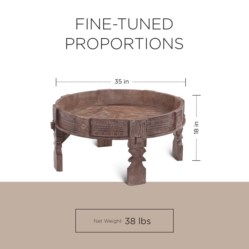 Table basse Maven Lane Jaya, Brun
