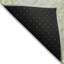 Tapis intérieur / extérieur en polyester abstrait tissé à la machine en vert-1565380482
