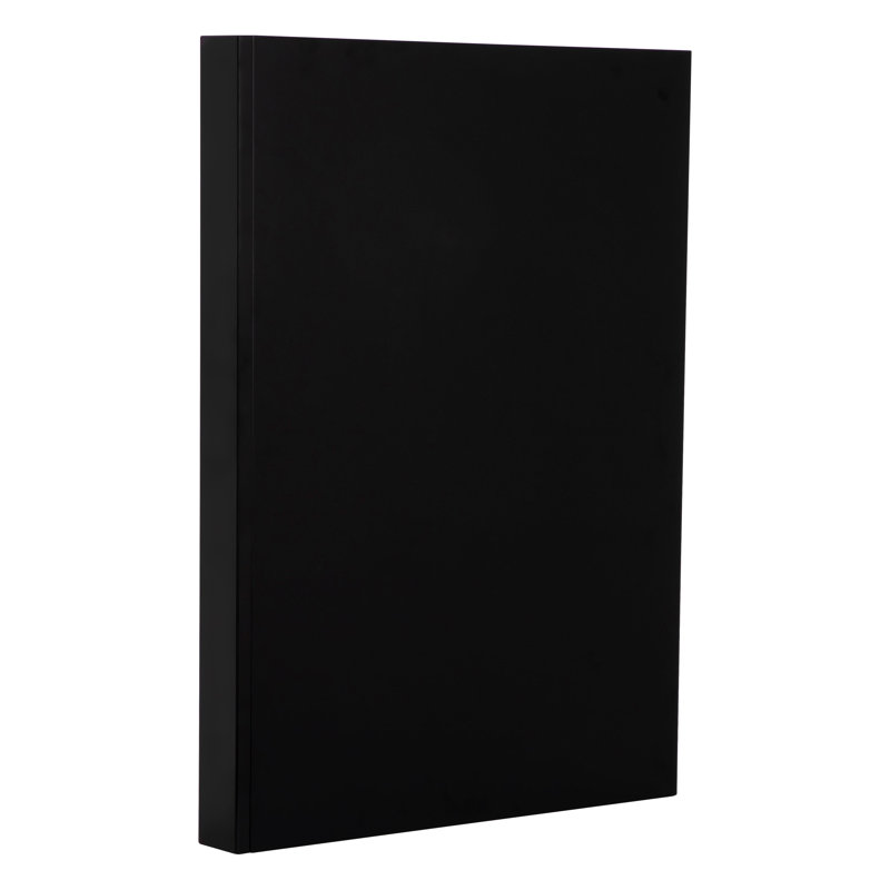 24'' W x 34'' H Medium Density Fiberboard (MDF) End Panel Ready-to-Assemble, Black