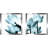 " Translucent Tulips II Sq Aqua Crop " by Debra Van Swearingen 2 - Pieces-25345766-25345764