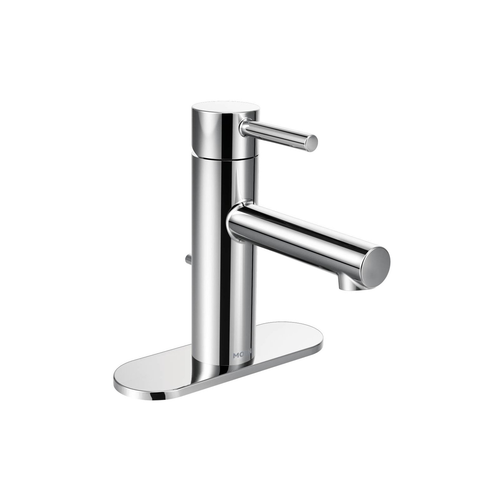 Align Single Hole Bathroom Faucet with Drain Assembly, Chrome