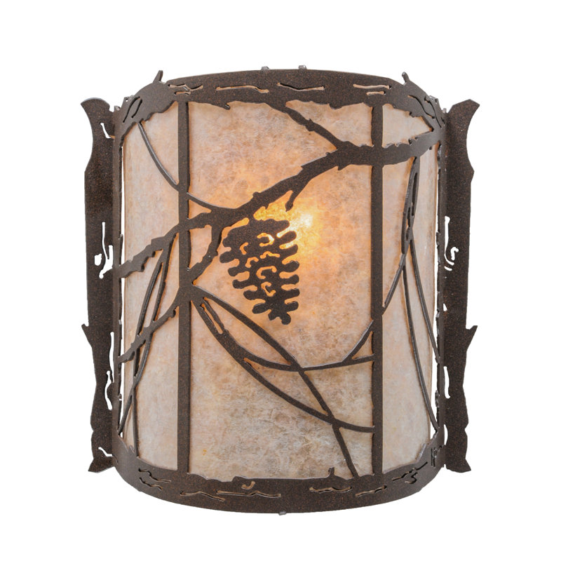 Rustic Lodge 1 - Light Flush Mounted Sconce
