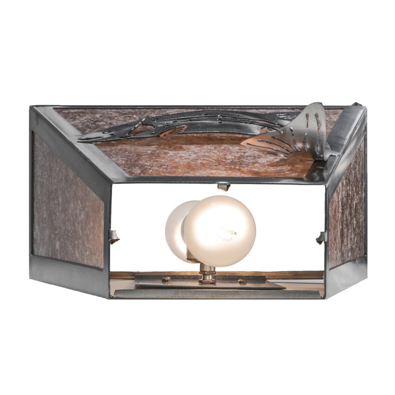 Rustic Lodge 2 - Light Flush Mounted Sconce
