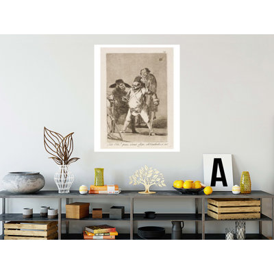 «Está Umd. … Pues Como digo… euh! Cuidado! si non! (Vous comprenez?… Et bien je dis… eh! Attention! Autrement…) par Francisco de Goya - Impression Giclée