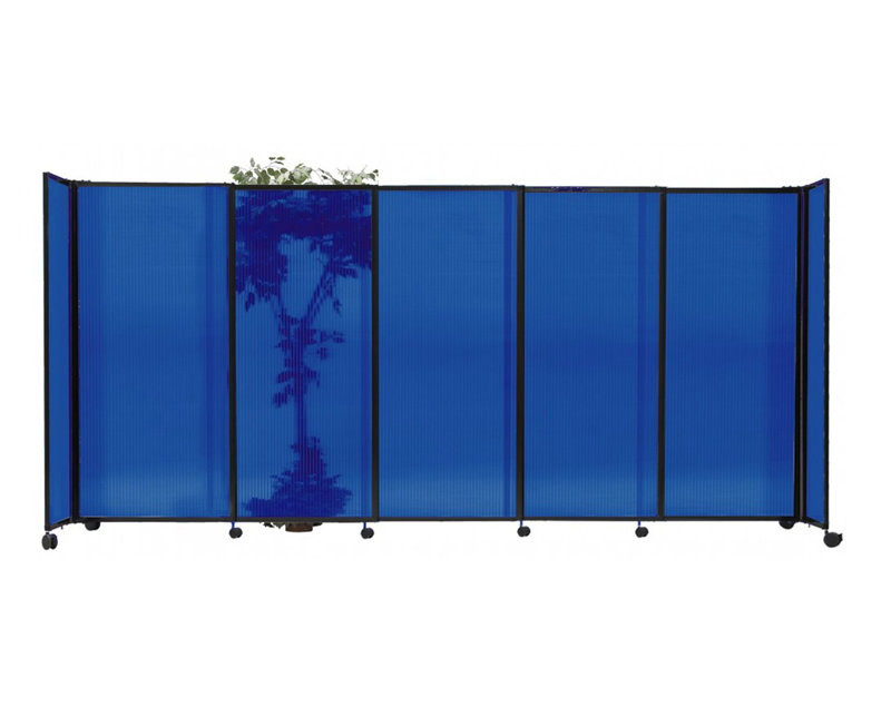 Cloison murale en polycarbonate 360, H 60 po x l 86 po x P 1 po, Opale