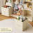 Kids Bookshelf And Stuffed Animal Storage, Multifunctional 4-cubby Kids Bookcase With 2 Drawers & Large Toy Storage For Playroom, Nursery Or Bedroom-1964155770
