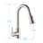 Topcraft Single-Handle Single-Hole Pull-Down Kitchen Faucet-69763958