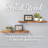 Arzjon 2 Piece Pine Floating Shelf with Reclaimed Wood-869985751